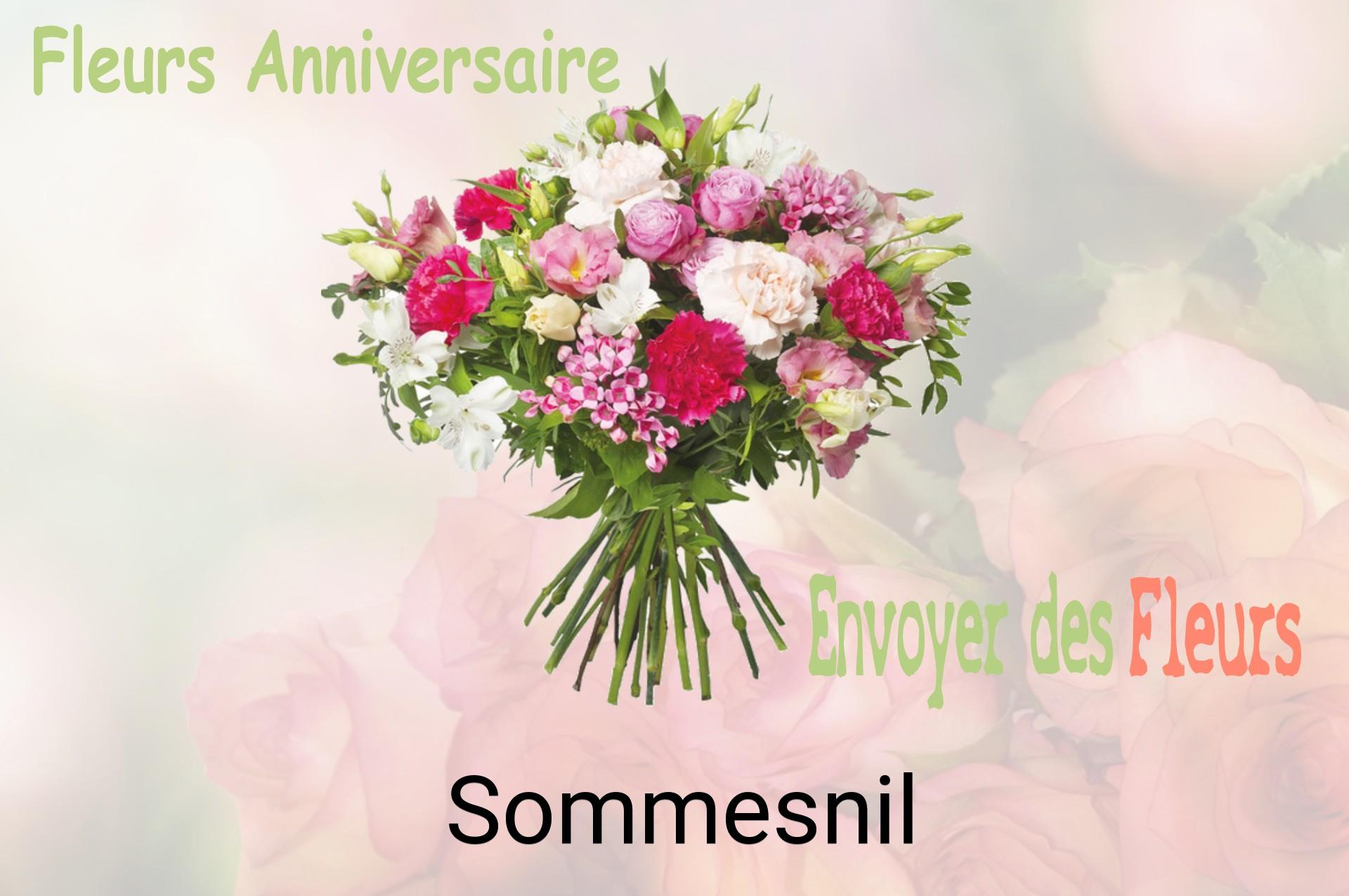 Bouquet de fleurs d’anniversaire livré à Sommesnil